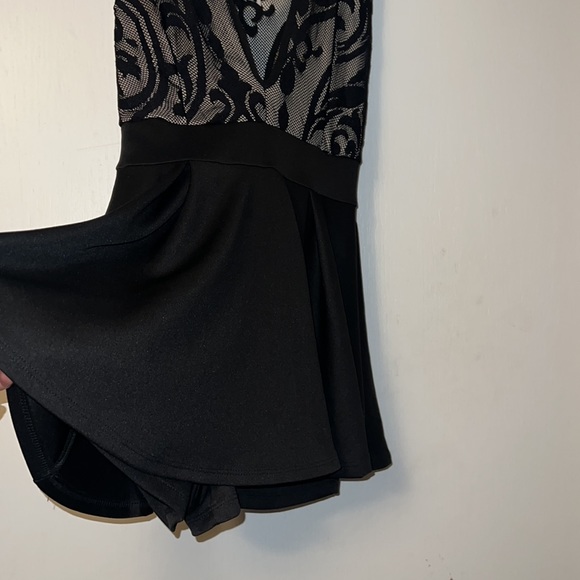 Black Lace Dress. With Shorts built in under neath. Women’s Medium. - Picture 3 of 5